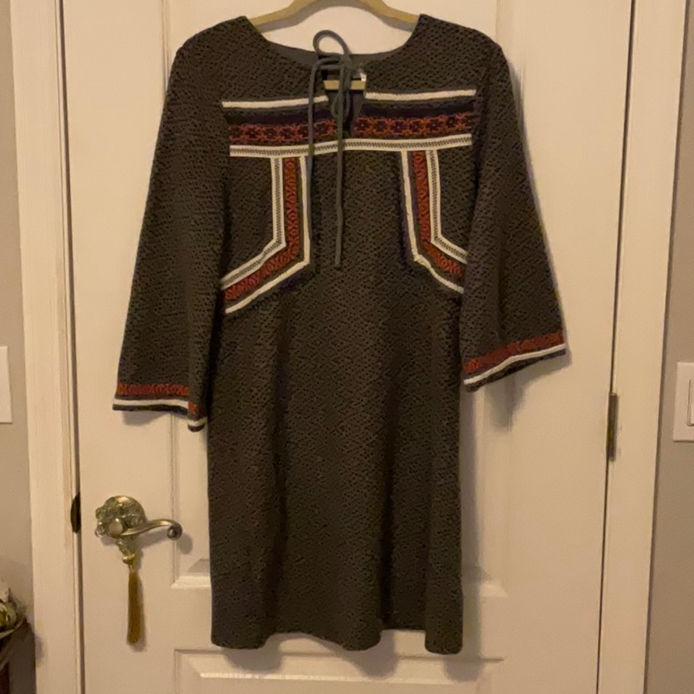 Esley Collection Knit Boho Dress